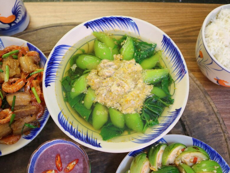 Món đậu phụ chiên hành