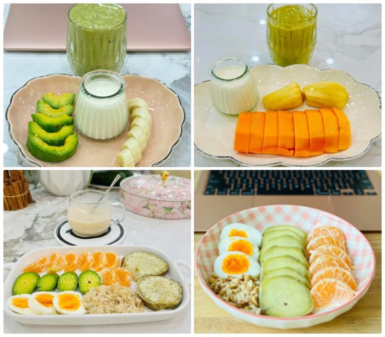 4 bữa sáng quá heathy nhưng ngon của chị Hoa.